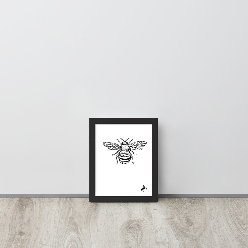&#39;Bee Yourself&#39; Framed Print