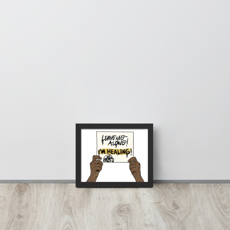 'LMA(Healing) Framed poster
