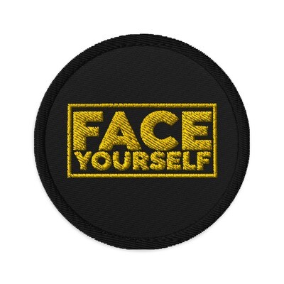 'Face Yourself' Text patches