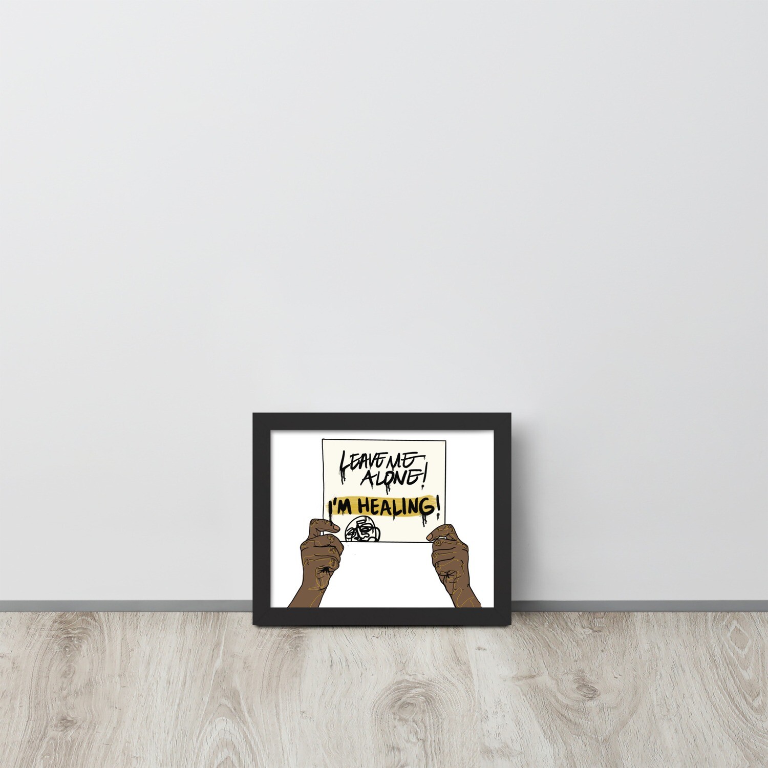 &#39;LMA(Healing) Framed poster, Size: 8×10