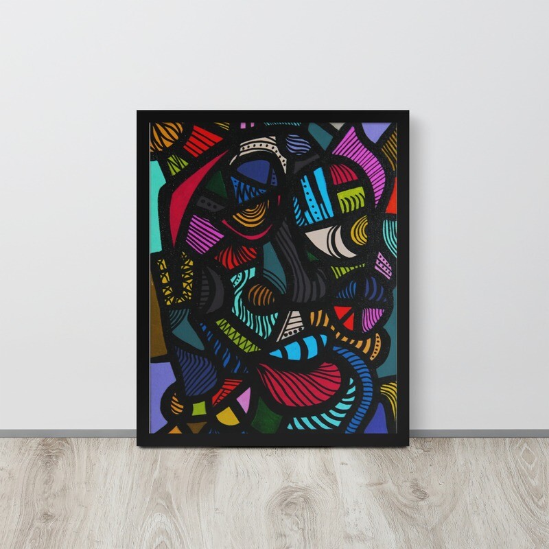 'Bamboo' Framed poster