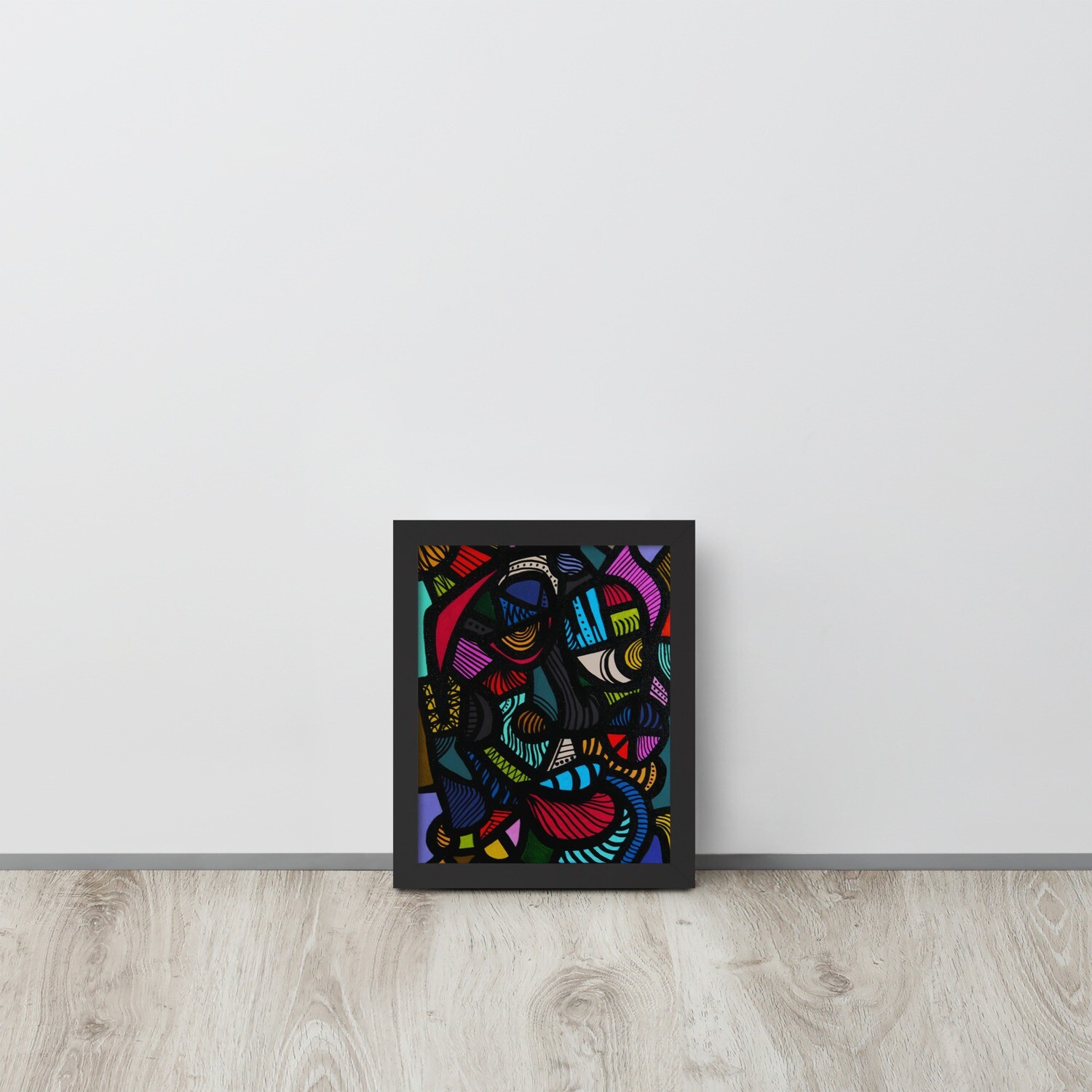 &#39;Bamboo&#39; Framed poster, Size: 8×10