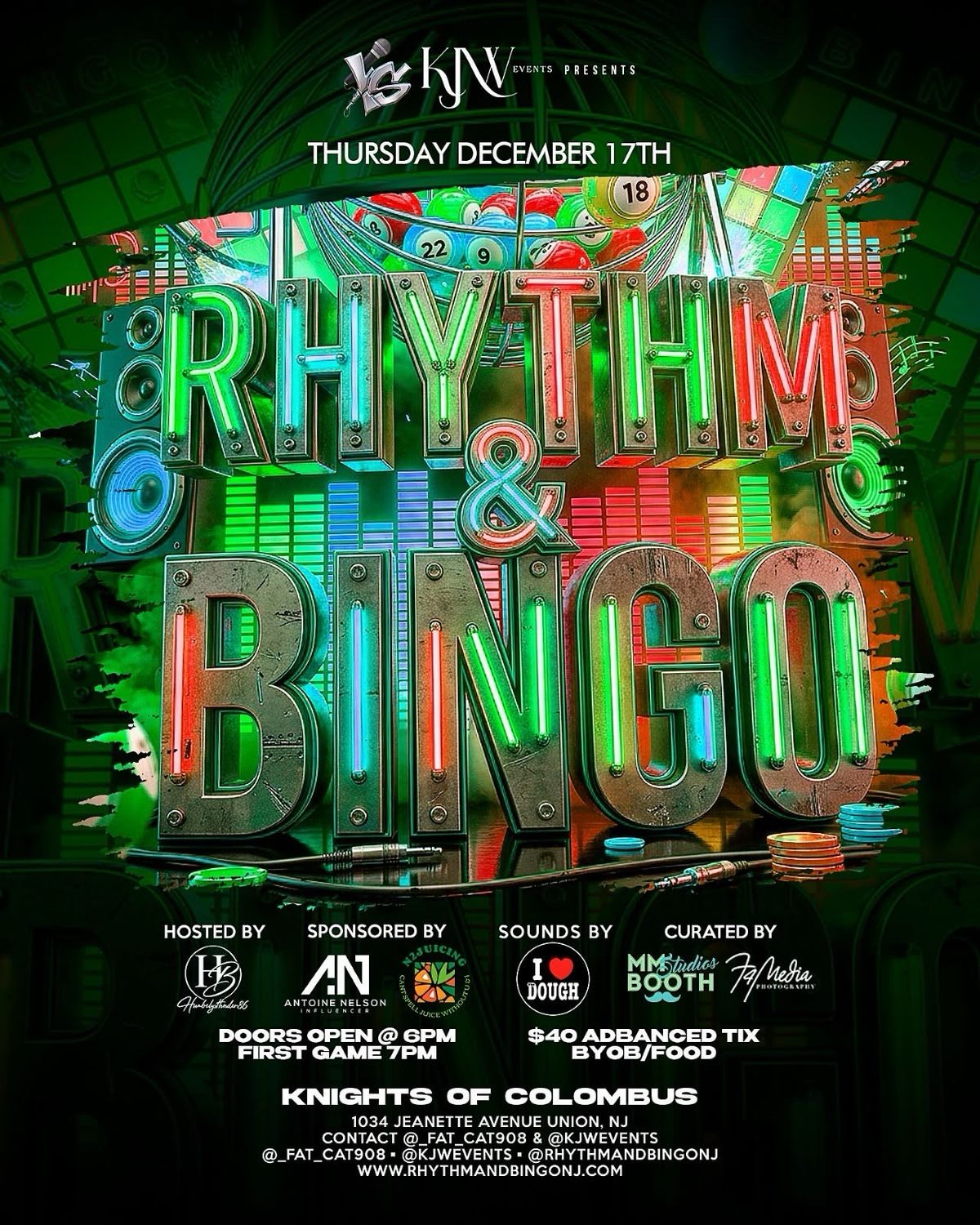 Rhythm &amp; Bingo - Table Reservation (Max 10 ppl)