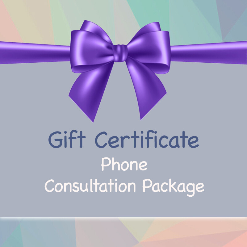 Gift Certificate - Phone Package - 1 hour