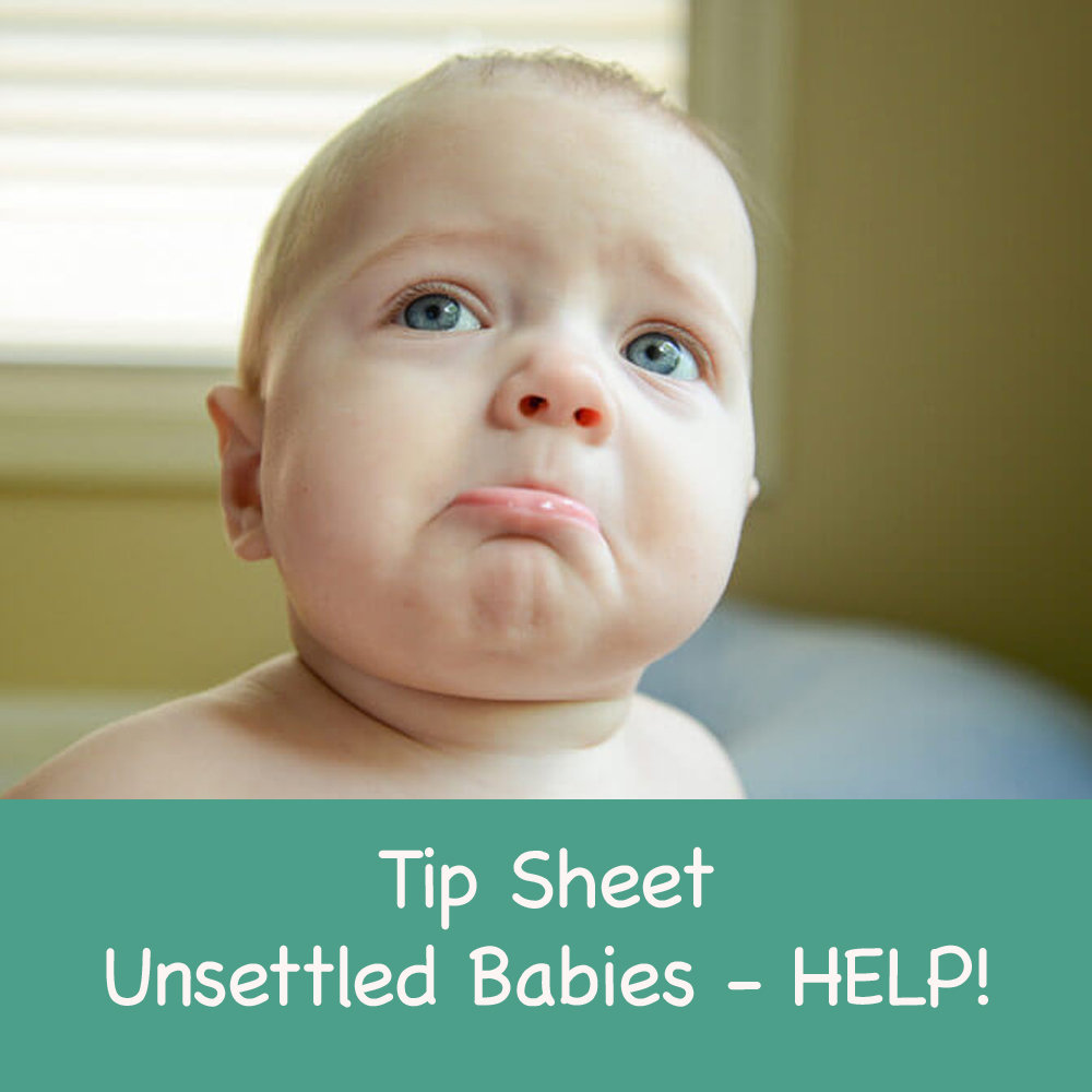4 week old unsettled