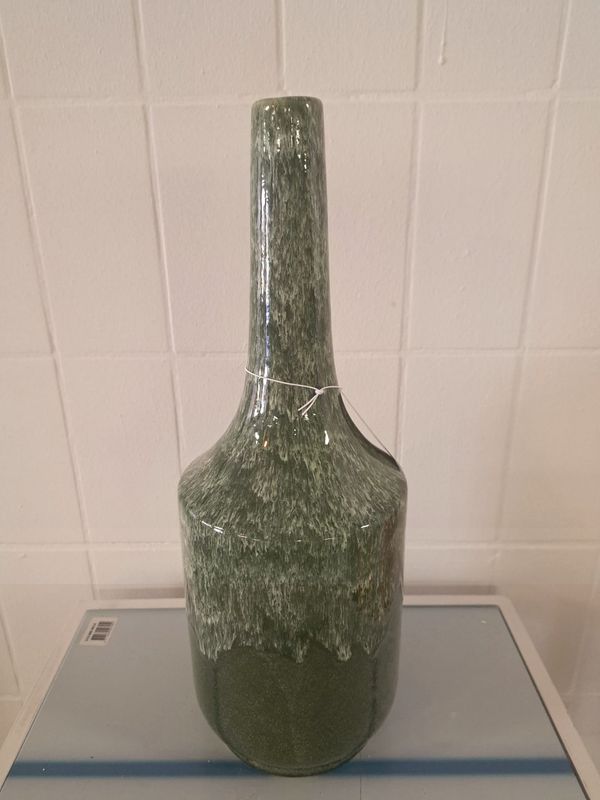 Groene vaasfles