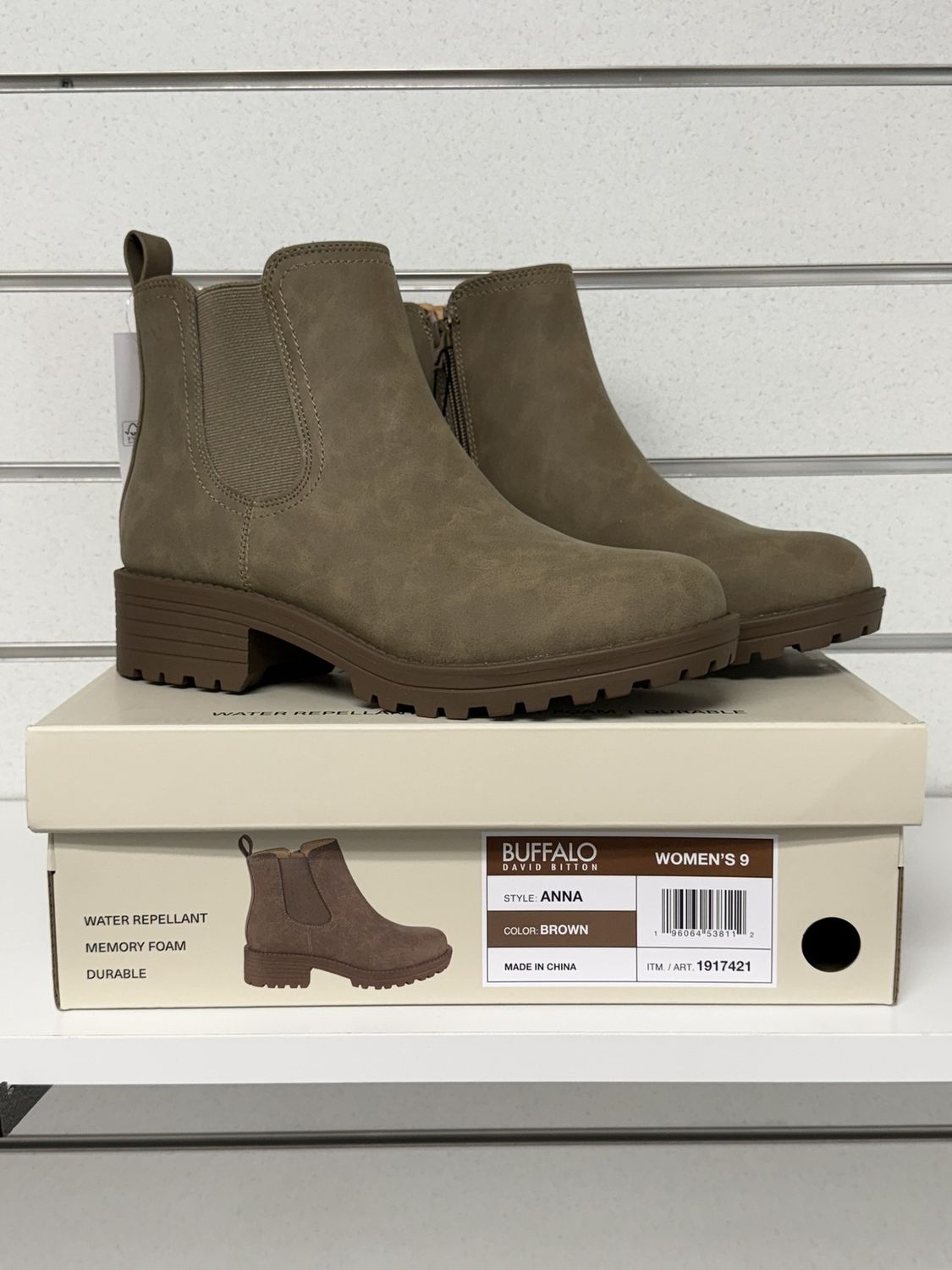 Buffalo David Bitton Women's Anna Memory Foam Boots - Brown - 7
