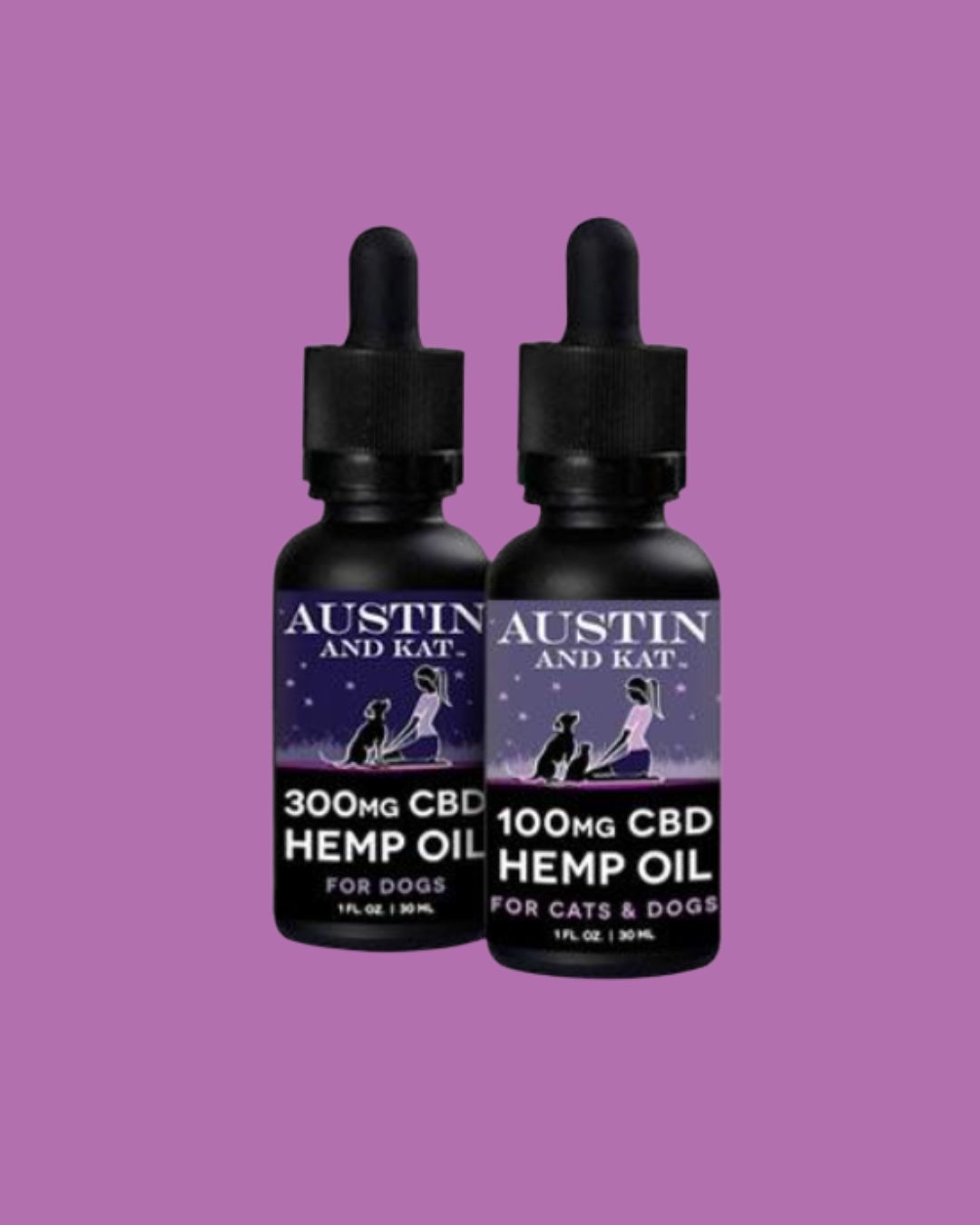 AUSTIN &amp; KAT - DOG &amp; CAT CBD ORIGINAL OIL 100MG 1OZ