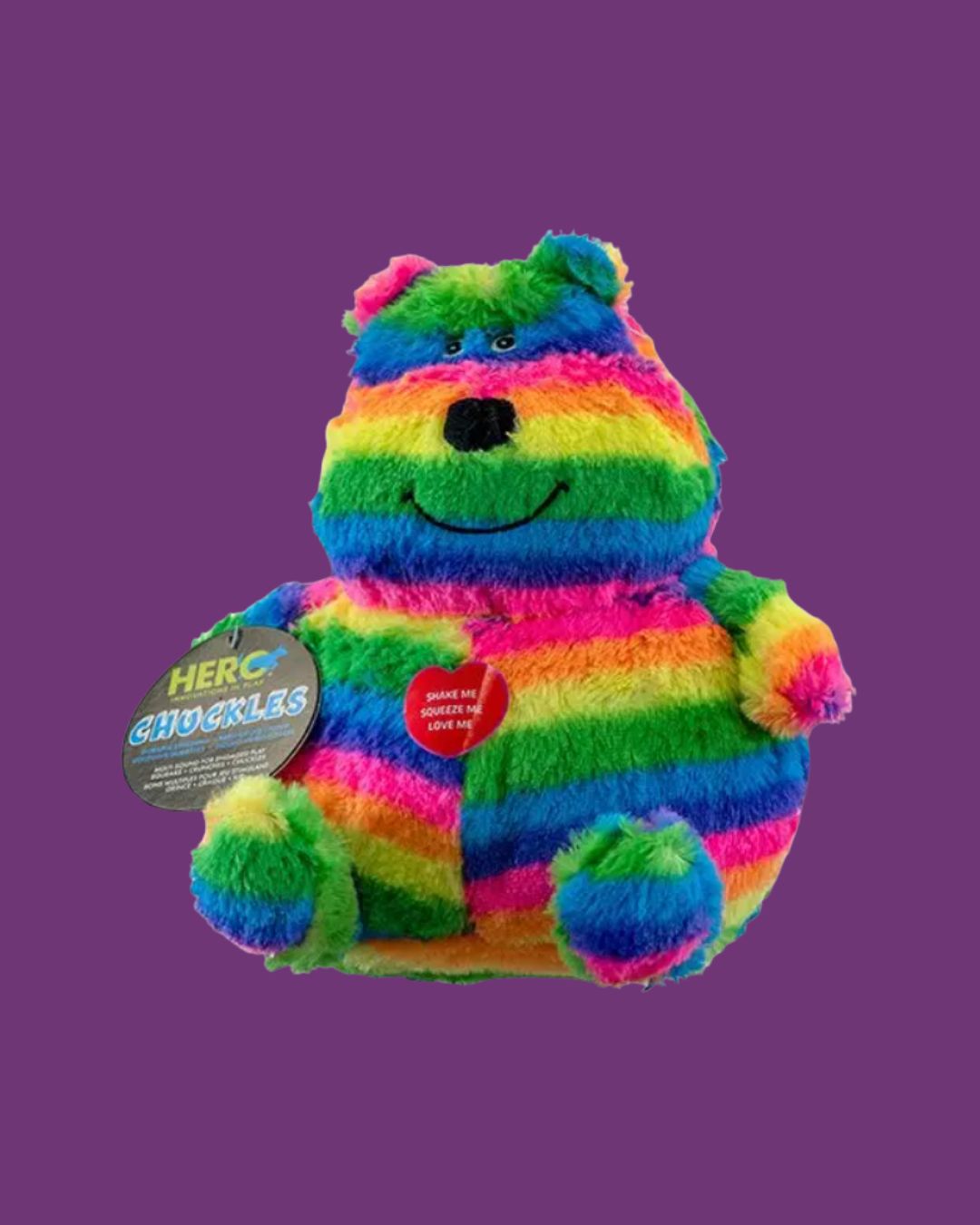 Caitec Inc- Chuckles Bellies Bear Dog Plush