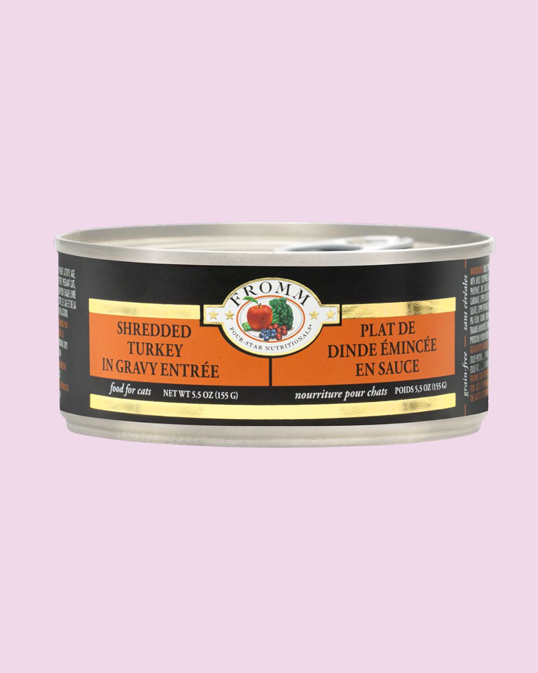 Adult Cat Canned 3oz Shredded Turkey Gravy Entree