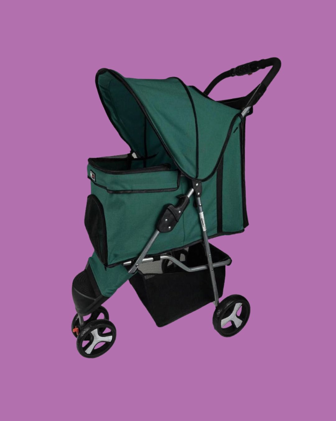 Dogline- Casual Pet Stroller Green