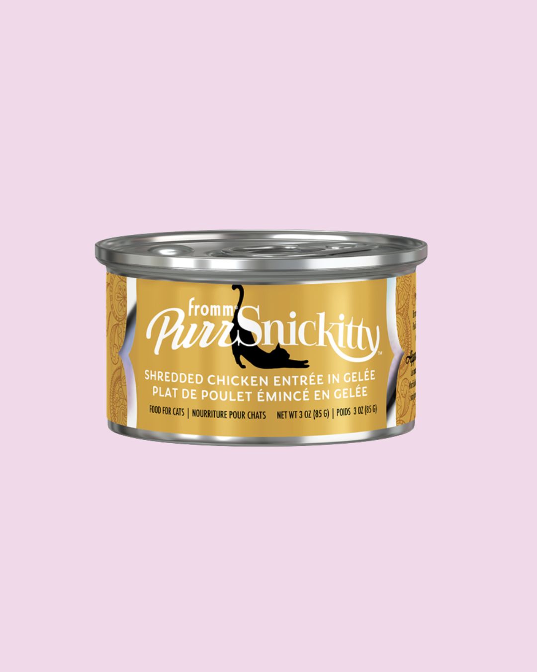 Adult Cat Canned 3oz GF PurrSnickitty Shredded Chicken in Gelee