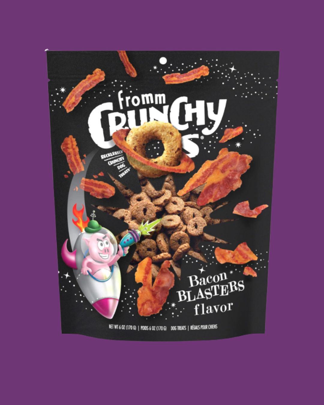 Crunchy O's by Fromm, Flavors: Bacon Blasters