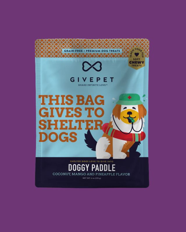 GivePet- Doggy Paddle Dog Treats 6oz