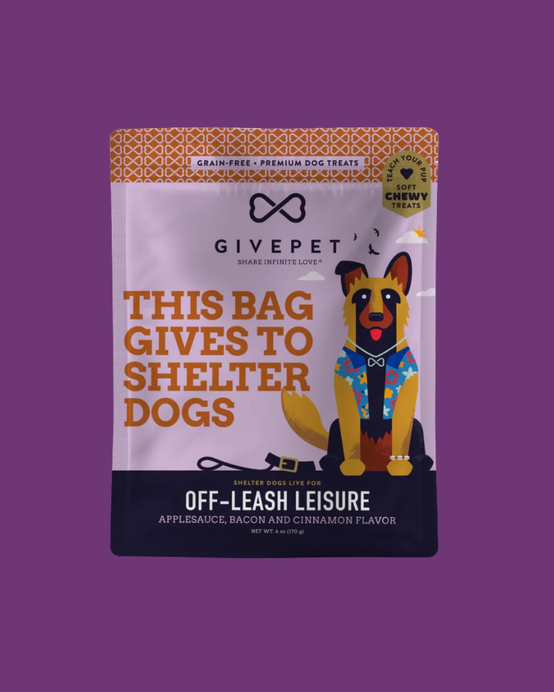 GivePet- Off-Leash Leisure Dog Treats 6oz