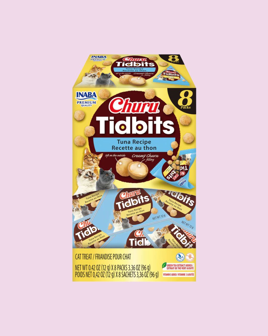 Churu Tidbits- Tuna Recipe Cat Treats 8pk