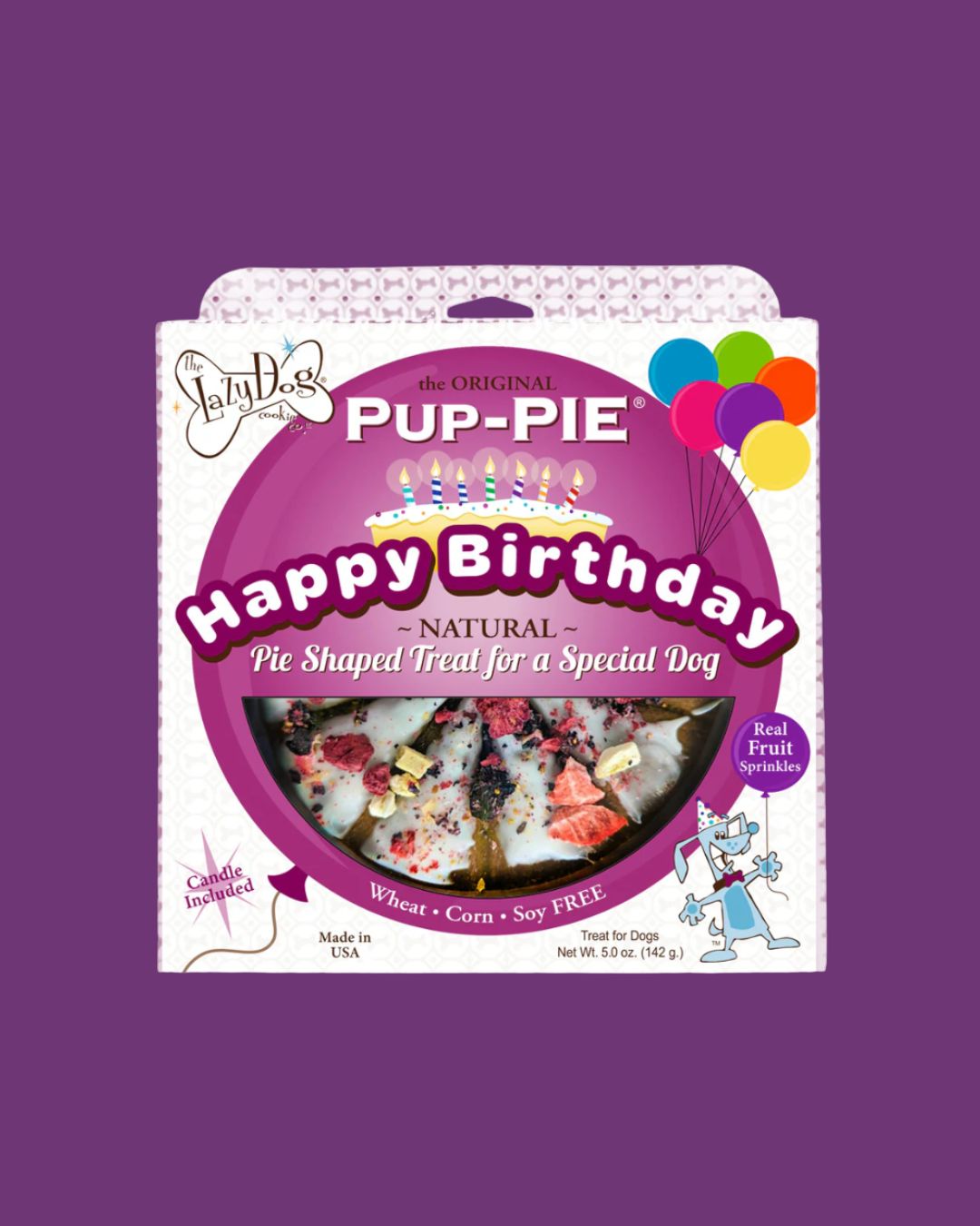 Lazy Dog- Happy Birthday Pup-pie 5oz
