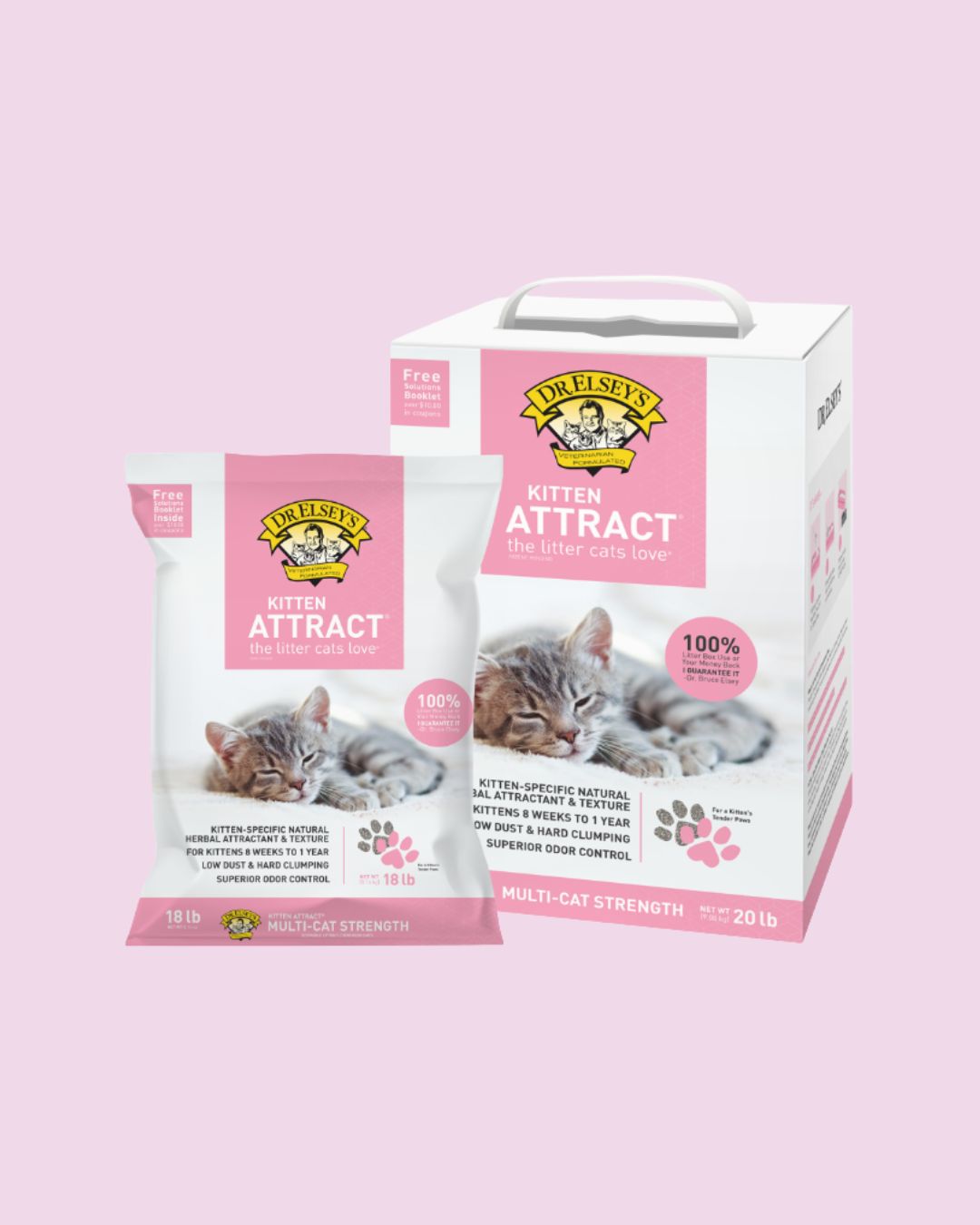 Dr. Elsey's- Kitten Attract Litter 20lb