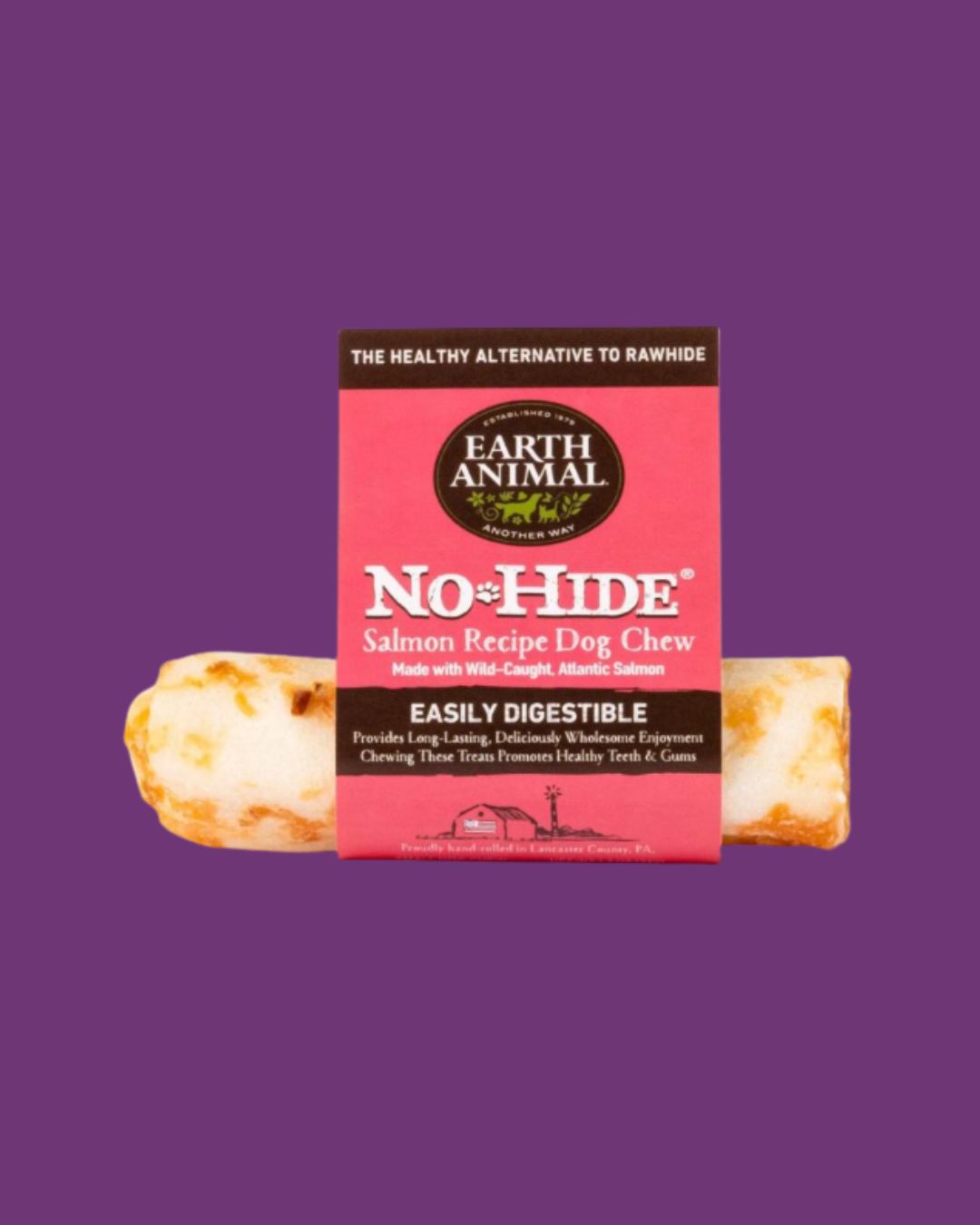 Earth Animal- No-Hide Salmon Rolls Small