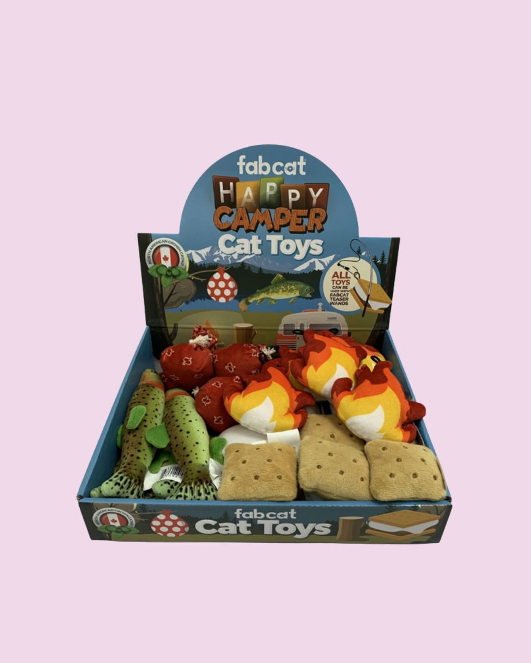 Fab Cat- Happy Camper Cat Toys