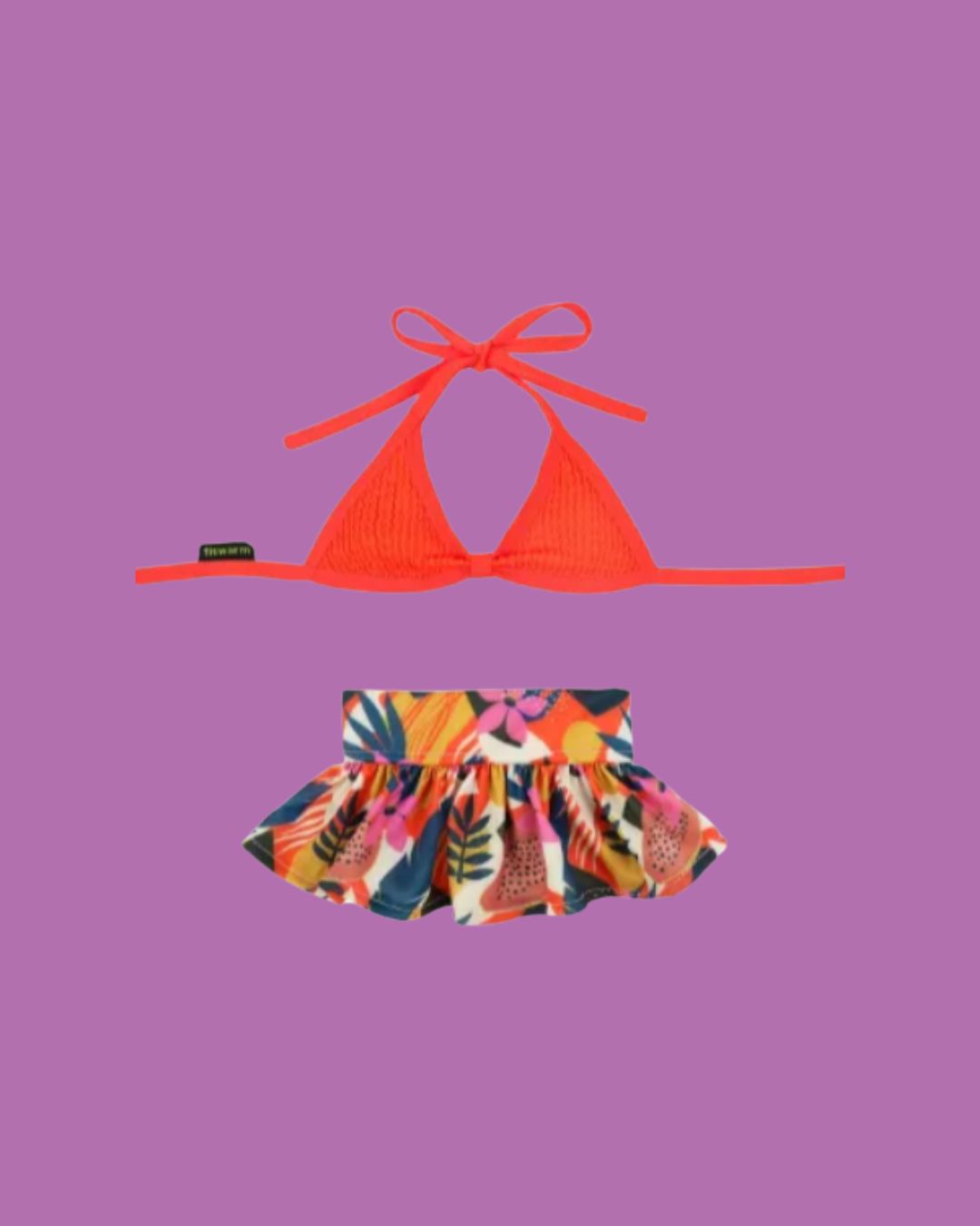 Fitwarm- Summer Floral Bikini Set Costume m