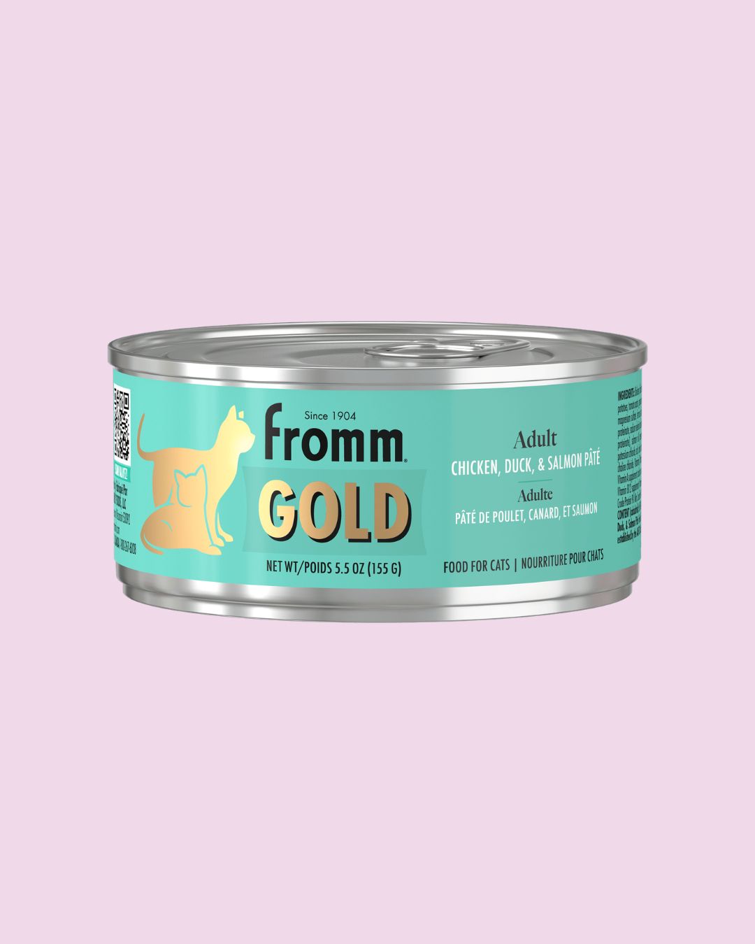 Adult Gold Cat Wet Food Chicken Duck and Salmon 5.5oz