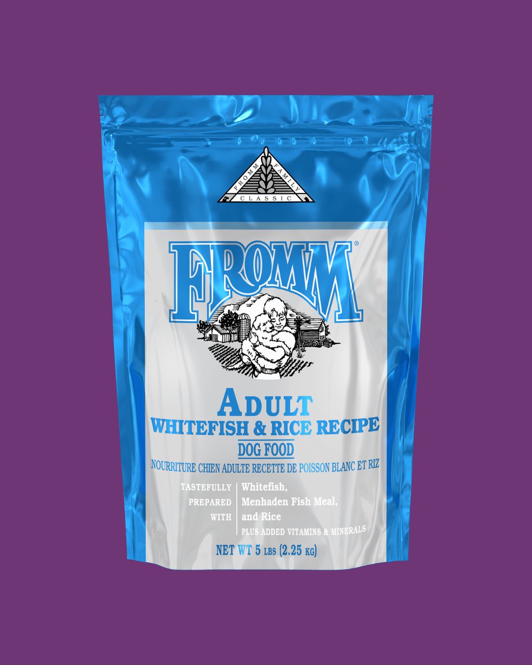 Canine Classic Adult Whitefish &amp; Rice Dog Food, Weight: 5lbs
