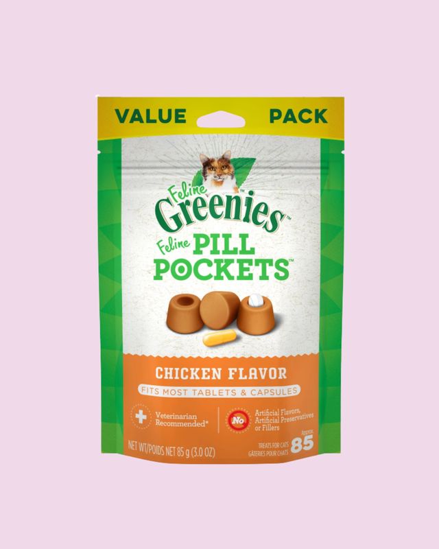 Feline Greenies- Pill Pockets Chicken Flavor 85-pack 3oz