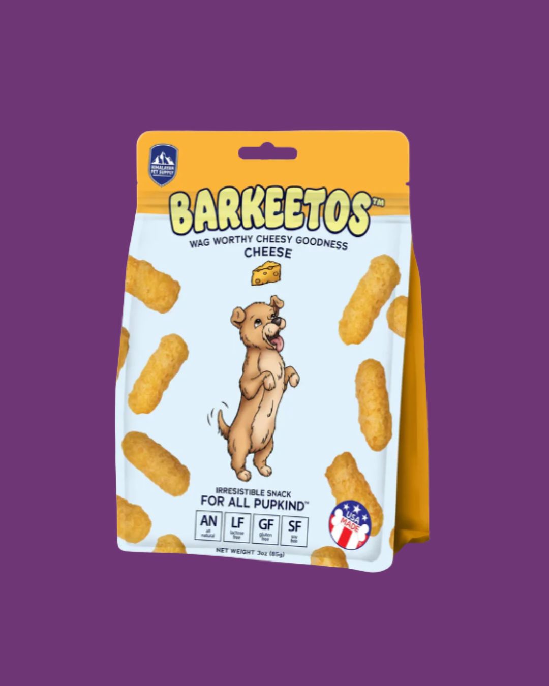 Himalayan Dog- Barkeetos Cheese Flavor Dog Treat 3oz