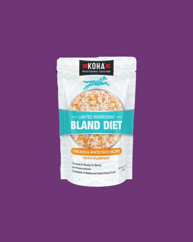 KOHA DOG BLAND DIET CHICKEN &amp; RICE POUCH 12.5OZ