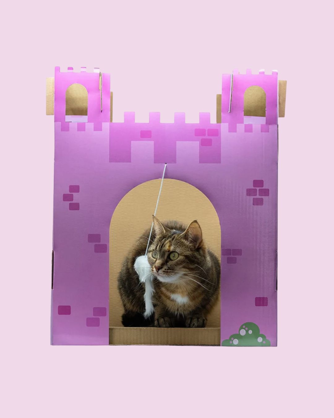 Purple Castle Cat Scratcher House - Midlee