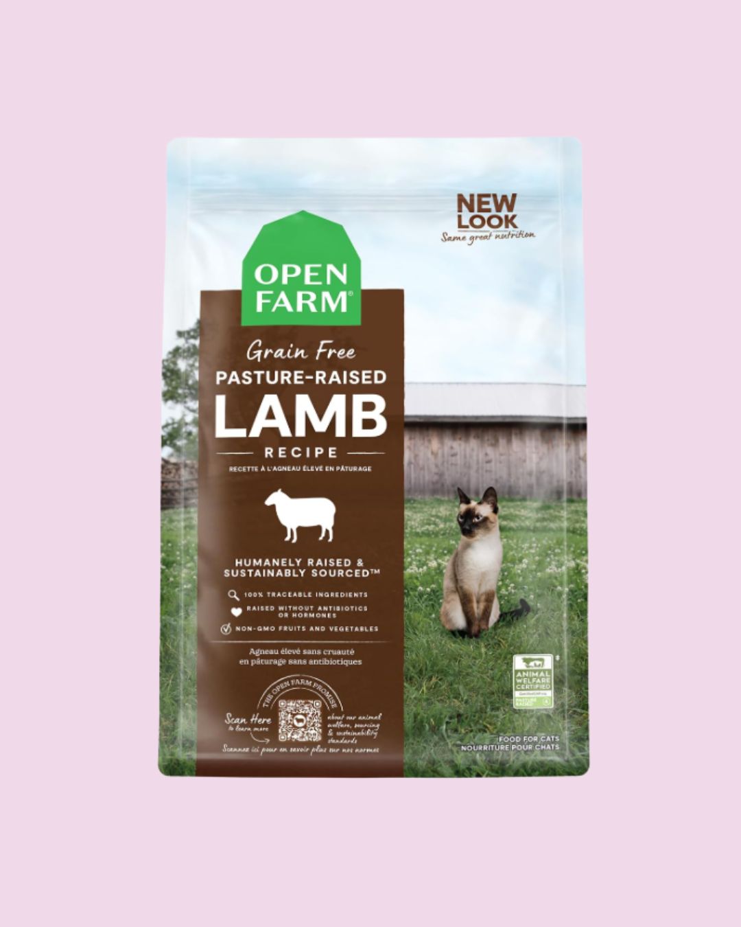 OPEN FARM- CAT GRAIN FREE PASTURE LAMB