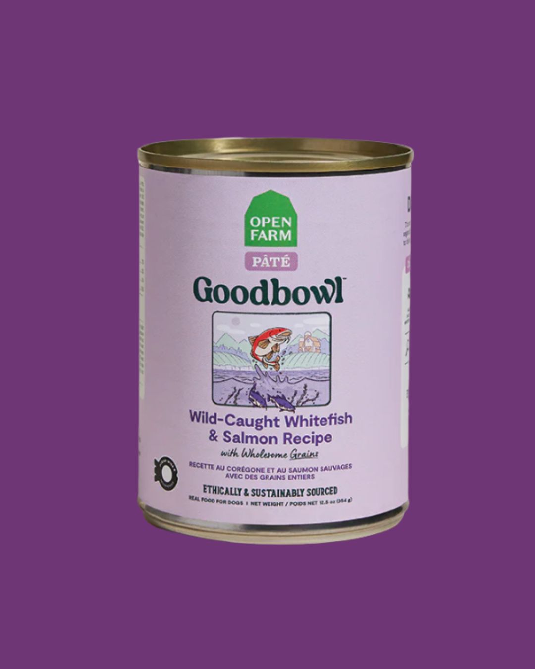 Open Farm- Good Bowl Salmon and Whitefish Dog Wet Food 12.5oz