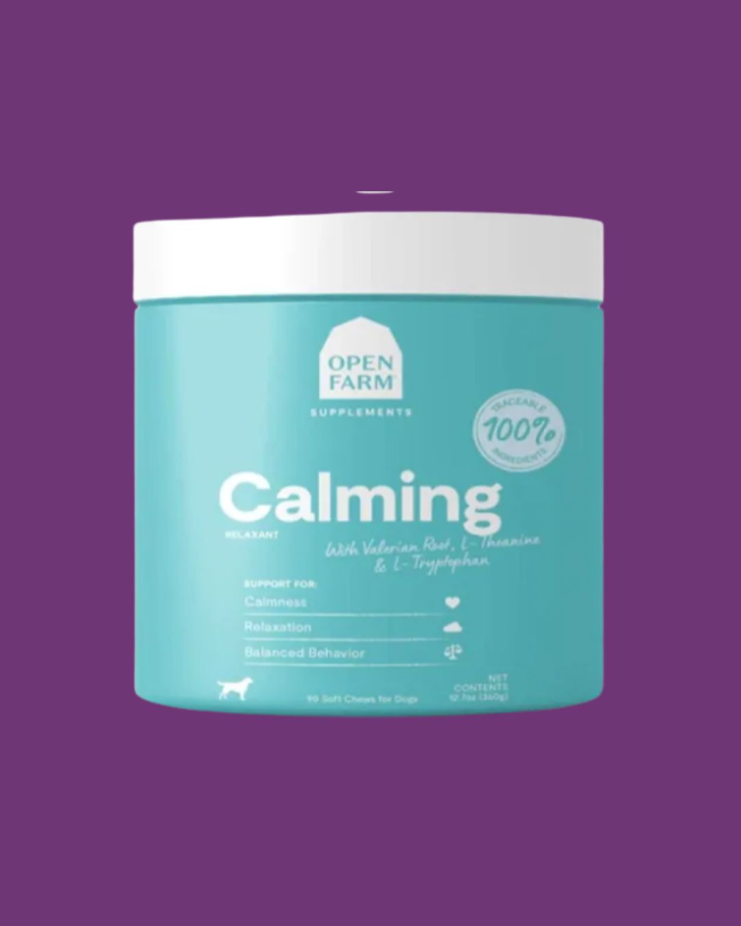 Open Farm Supplements- Calming Chews 90ct