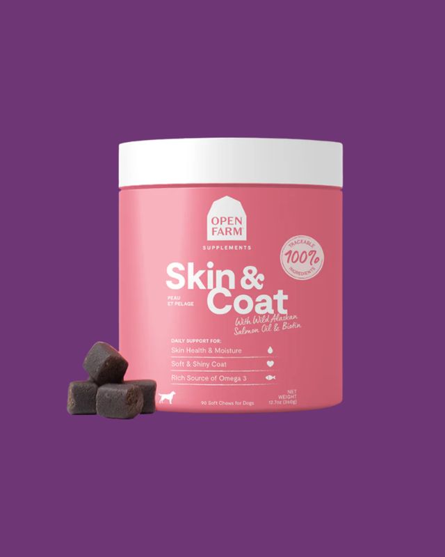 Open Farm- Skin and Coat Dog Chew 90ct