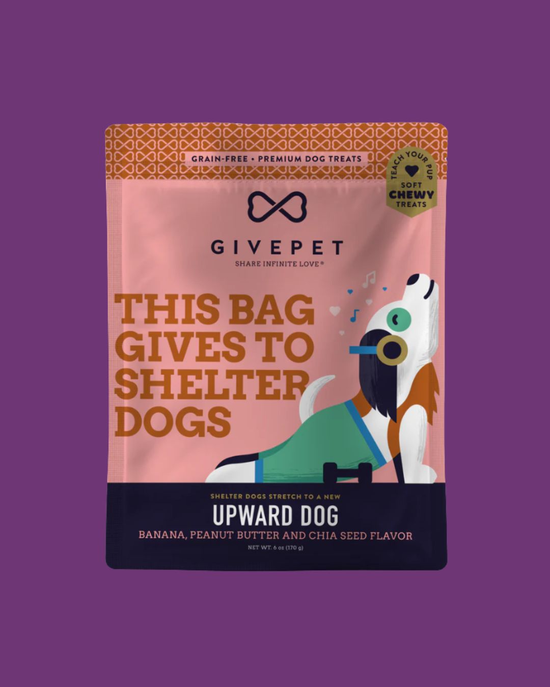 GivePet- Upward Dog Dog Treats 6oz