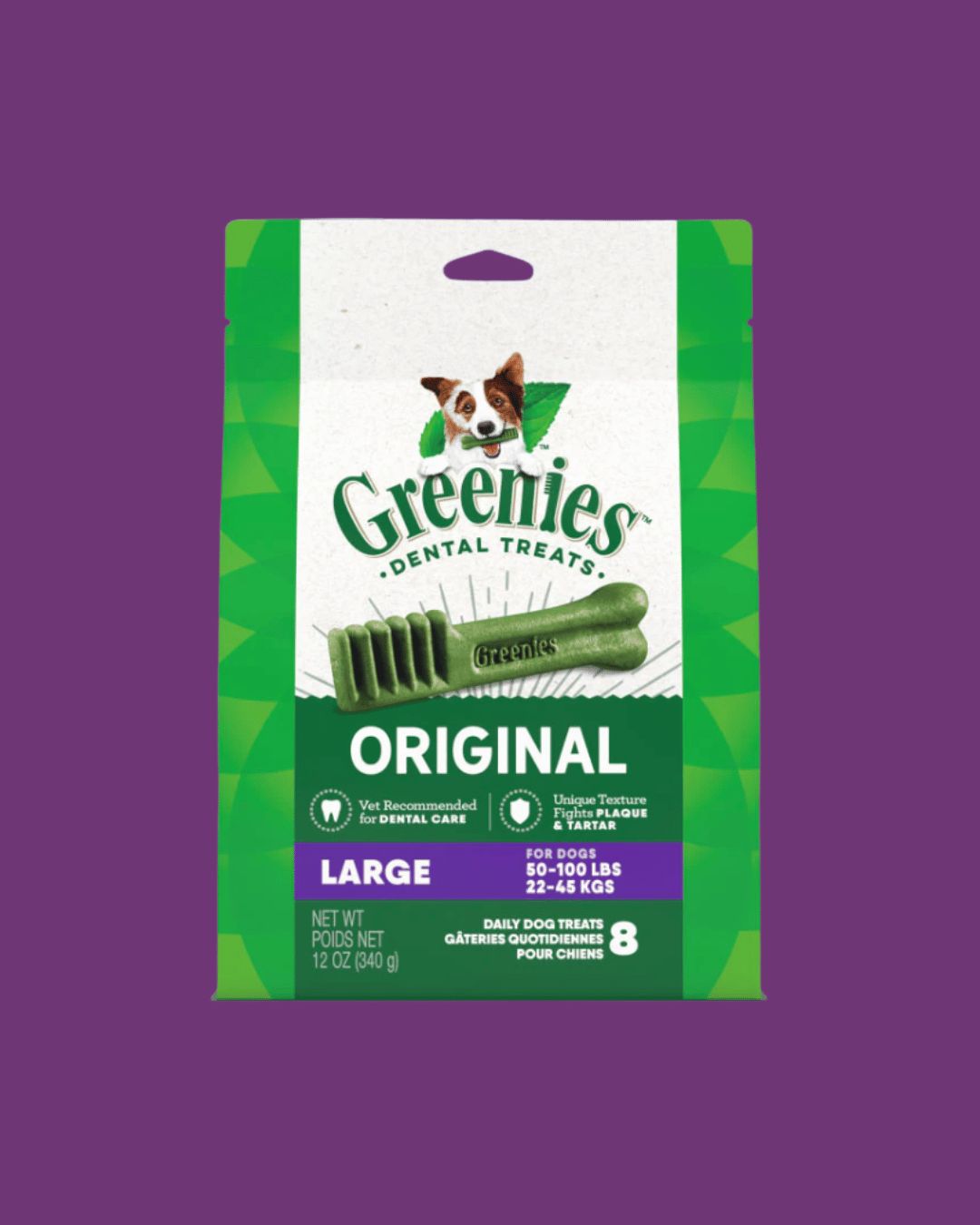 Greenies- Dog Dental Treats- Original- Large 8-pack