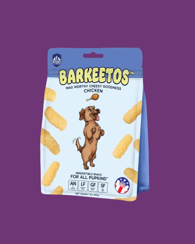 Himalayan Dog- Barkeetos Chicken Flavor Cheese Dog Treat 3oz