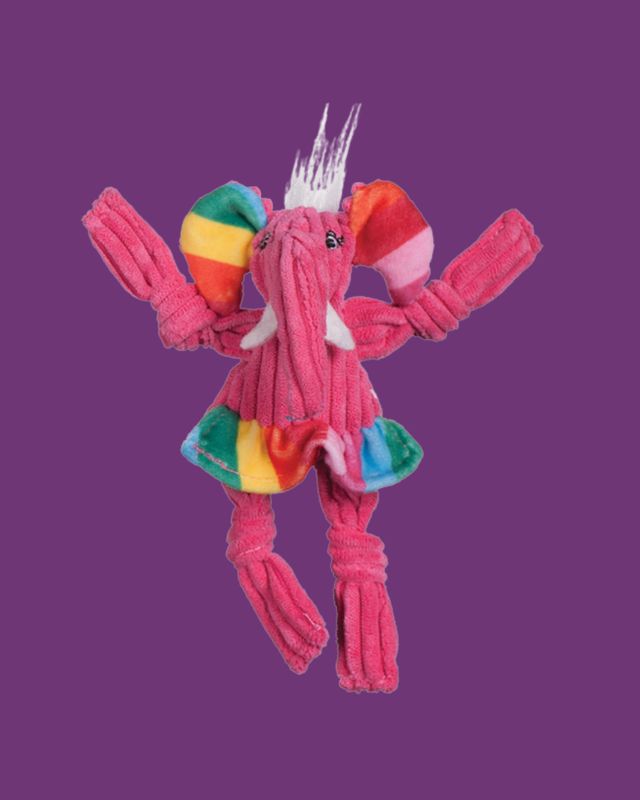 HuggleHounds- Rainbow Elephant Plushie