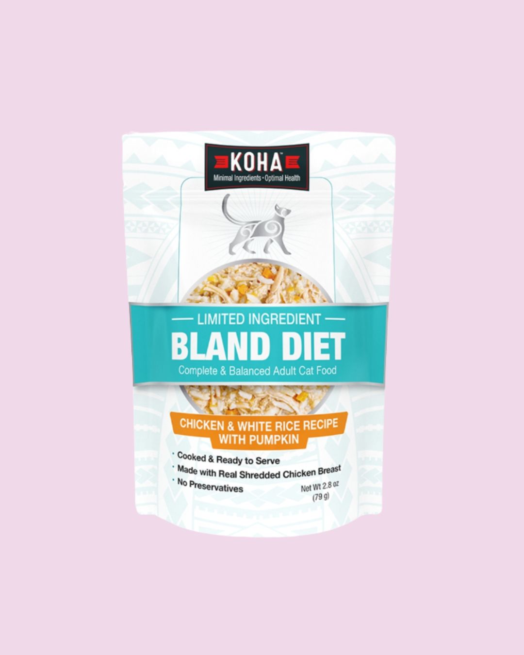 KOHA- CAT BLAND DIET CHICKEN &amp; RICE 2.8OZ