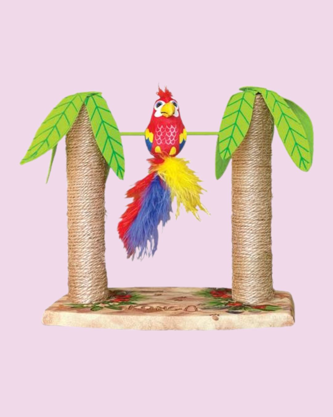 KONG- Play Spaces Tiki Cat Twirl Toy