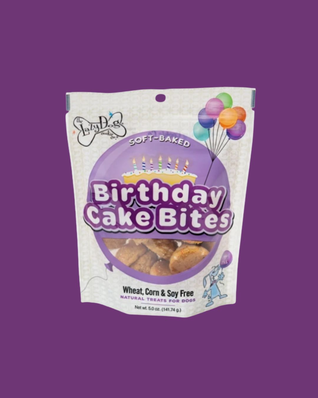 Lazy Dog- Birthday Cake Bites 5oz