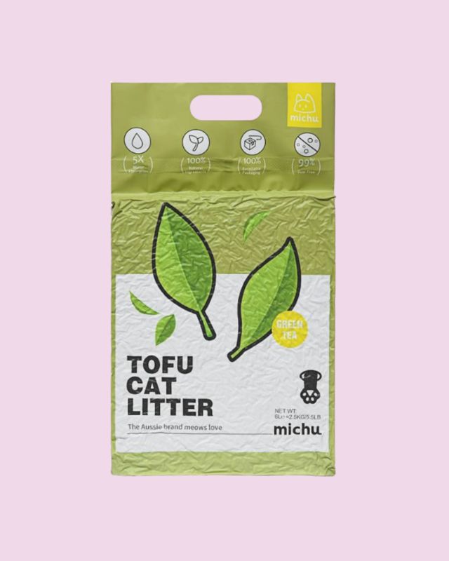 Michu- Tofu Litter Green Tea Scent 5.5lb