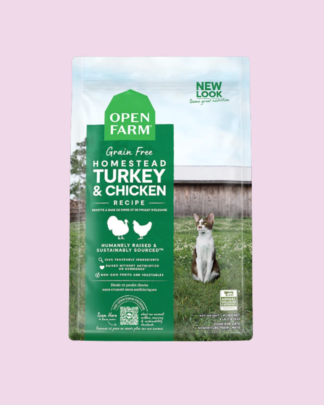 OPEN FARM- CAT GRAIN FREE HOMESTEAD TURKEY &amp; CHICKEN
