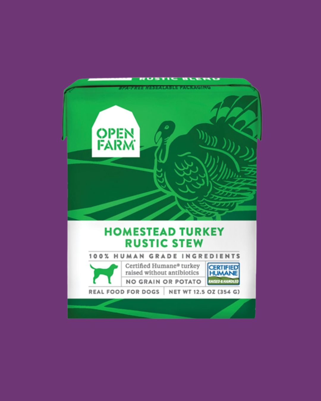 OPEN FARM- DOG GRAIN FREE STEW TURKEY 12.5OZ