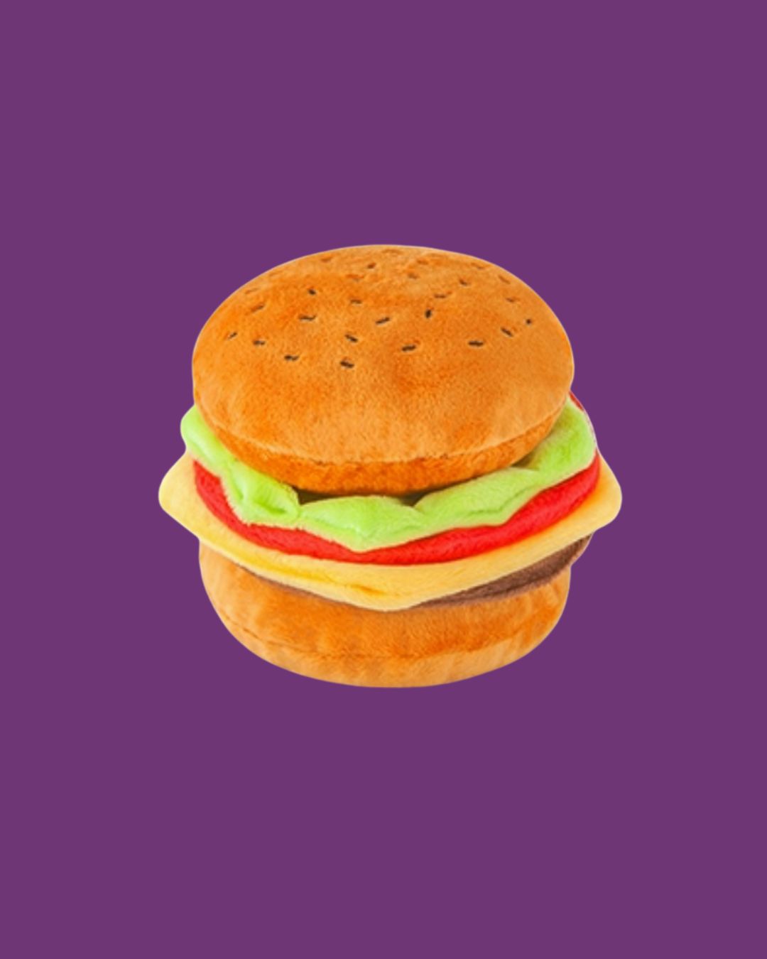American Classic Barking Burger Dog Toy