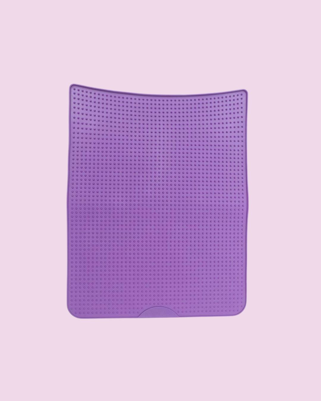 Messy Cats - Silicone Cat Litter Mat- Size 18" X 14", Color: Purple