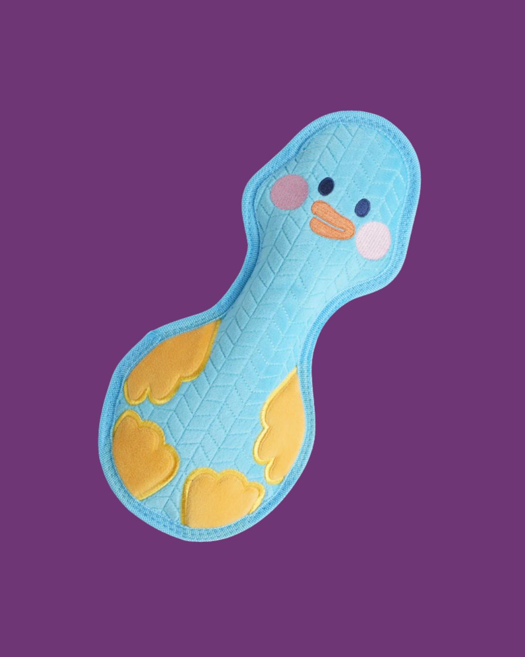 Nocciola- Heavy Chewer Duck Dog Plush