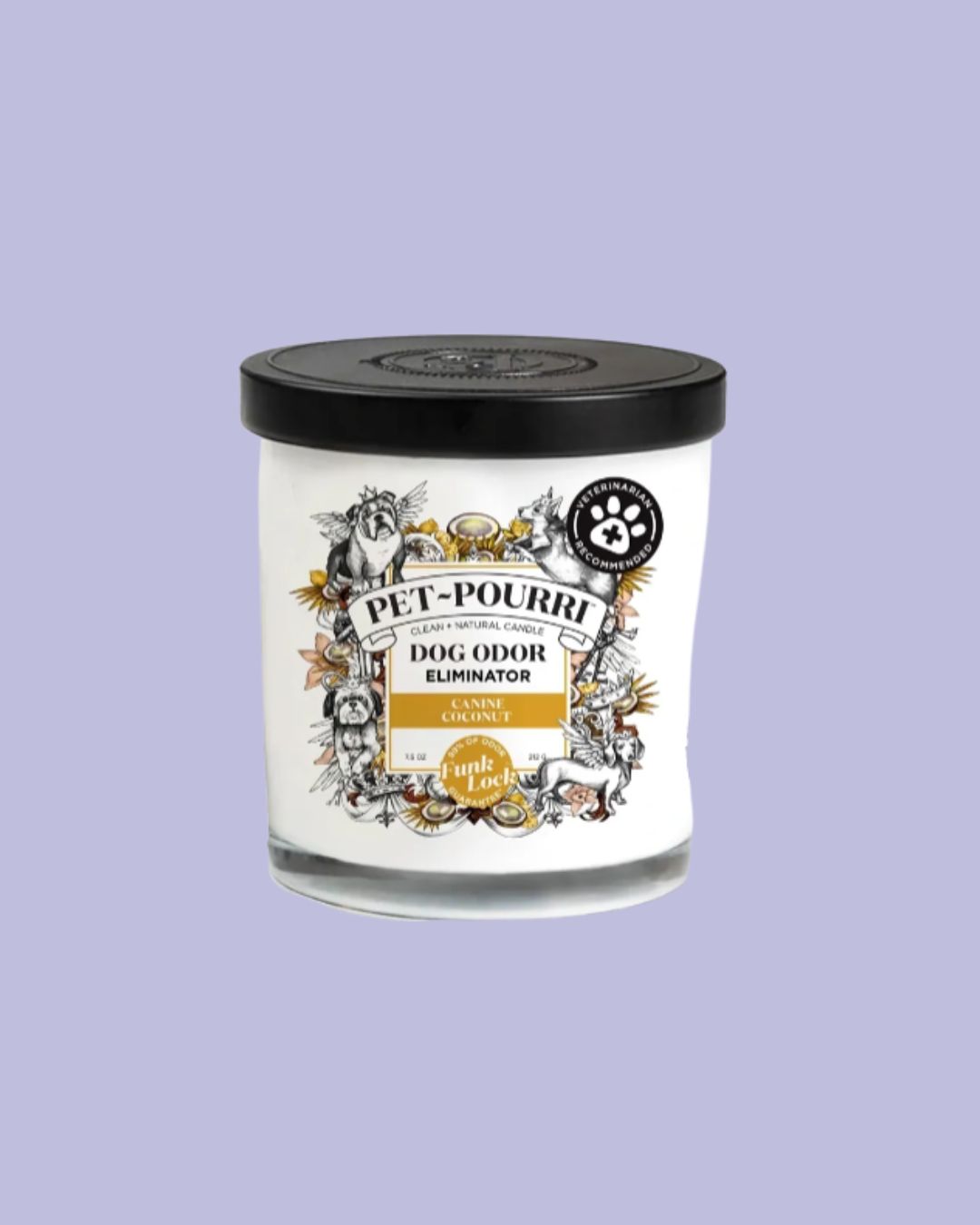 Pet-Pourri Dog Canine Coconut 2-in-1 Pet Candle