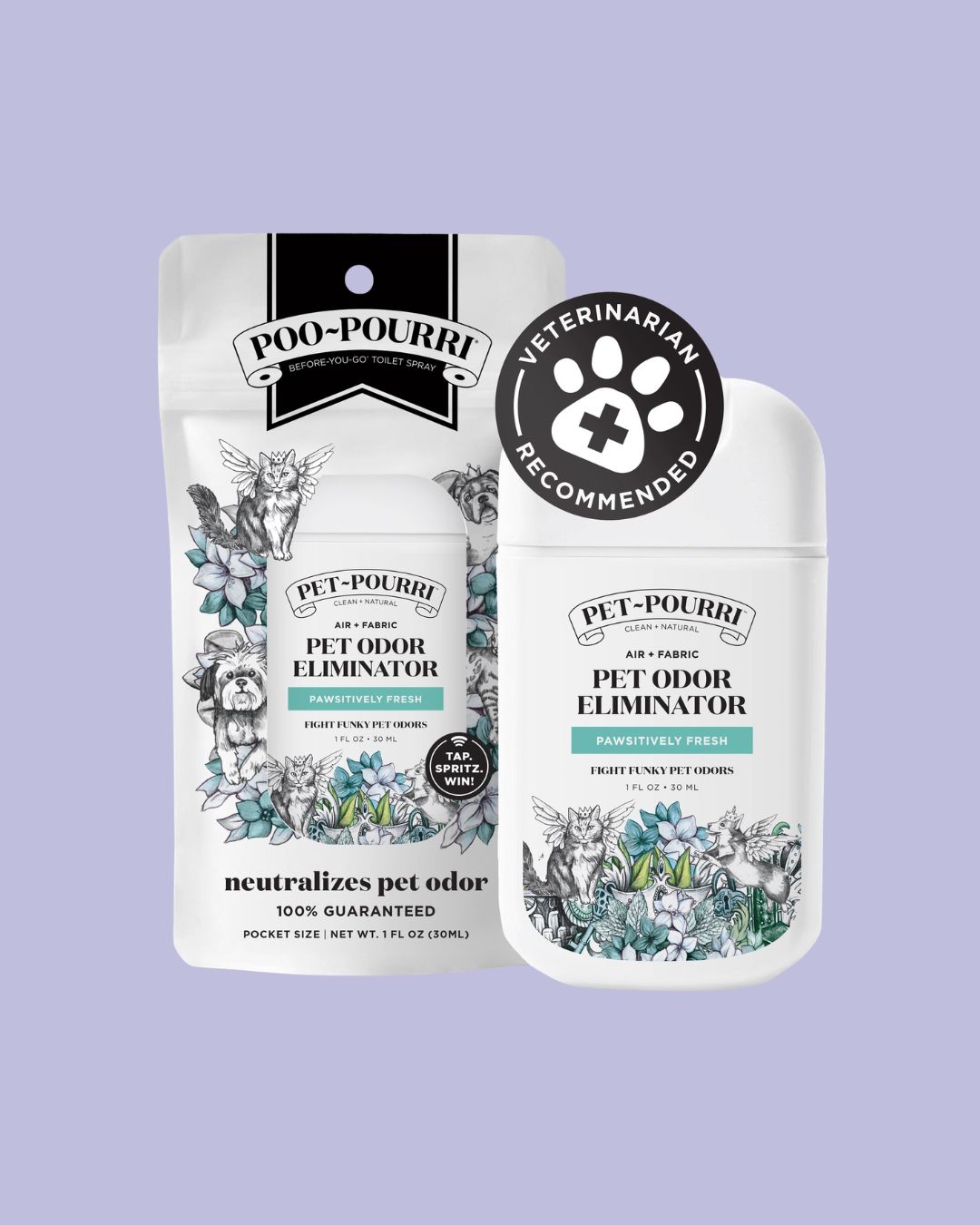 Pet-Pourri Spray 1oz Pawsitively Fresh